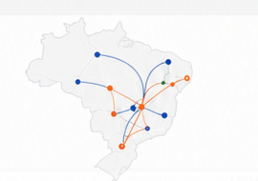Mapa de cobertura da JNL